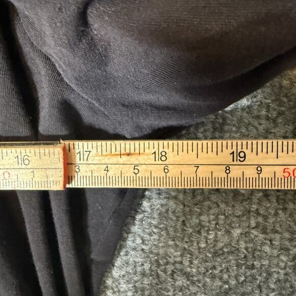 Free People Shirt Womens Medium Black Intimately Free Cowl Neck Lightweight Tee - Picture 5 of 8